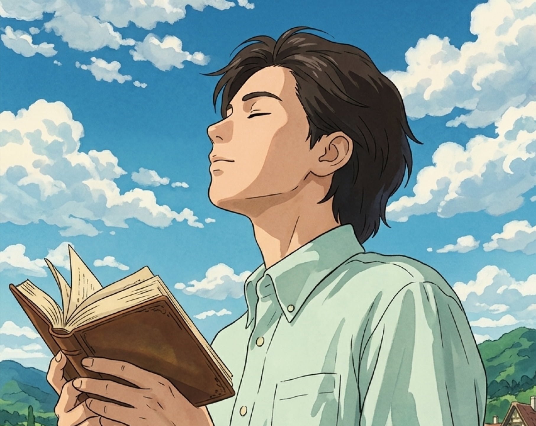 Ghassan Kanafani reading illustration